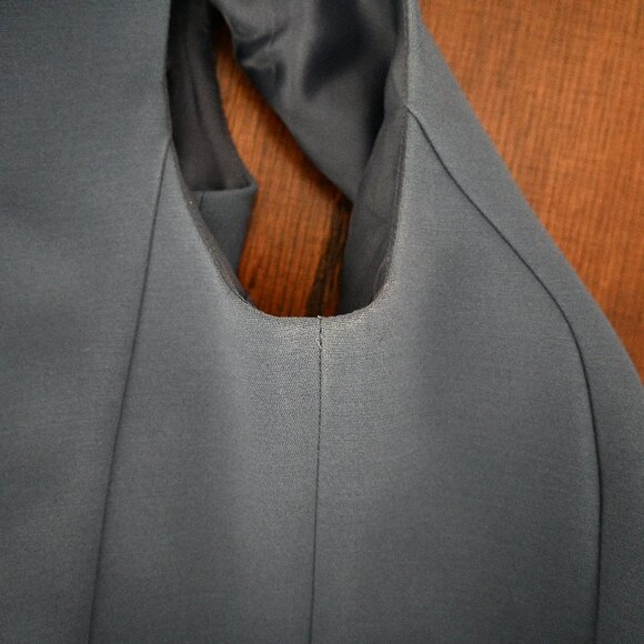 Brooks Brothers Suiting Dress – Medium/Slate Blue – Size 4 - Picture 11 of 13